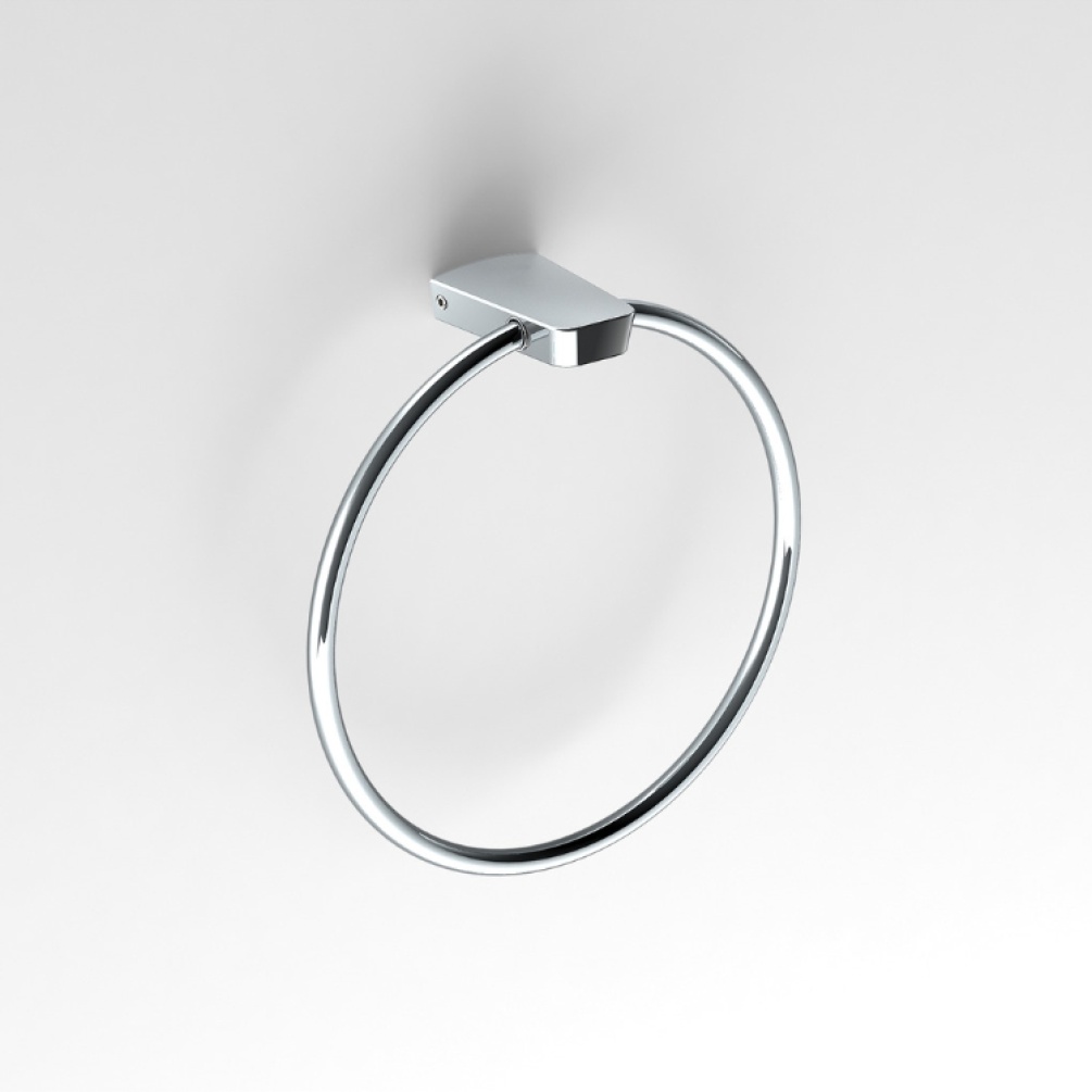 Close up product image of the Origins Living S6 Chrome Towel Ring